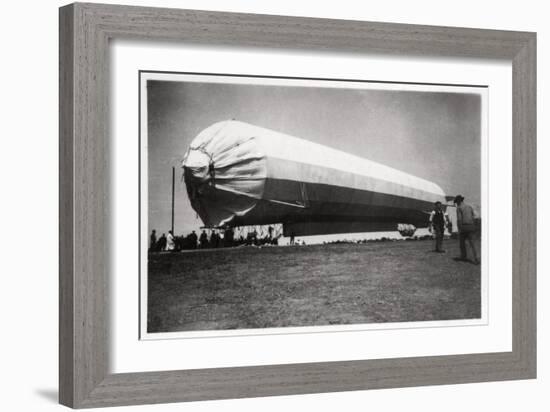 Zeppelin LZ 5 at Goeppingen, Germany, 1909-null-Framed Giclee Print