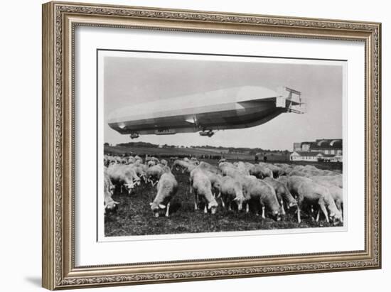 Zeppelin LZ8 Deutschland II, Schwaben, Germany, 1911-null-Framed Giclee Print