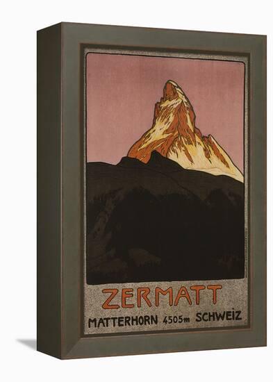 Zermatt, 1908-Emil Cardinaux-Framed Premier Image Canvas