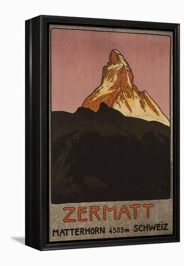 Zermatt, 1908-Emil Cardinaux-Framed Premier Image Canvas