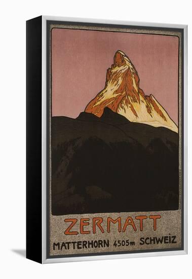 Zermatt, 1908-Emil Cardinaux-Framed Premier Image Canvas