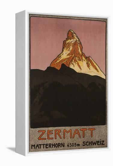 Zermatt, 1908-Emil Cardinaux-Framed Premier Image Canvas