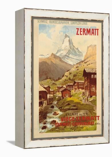 Zermatt, c.1900-Anton Reckziegel-Framed Premier Image Canvas