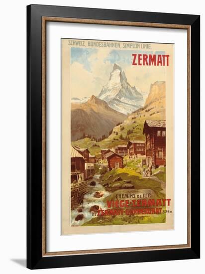 Zermatt, c.1900-Anton Reckziegel-Framed Giclee Print