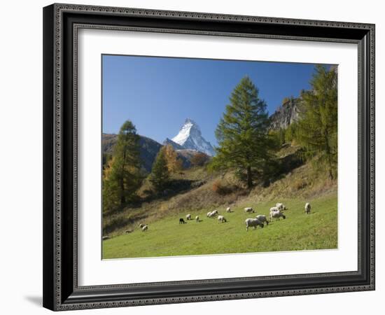 Zermatt, Valais, Swiss Alps, Switzerland, Europe-Angelo Cavalli-Framed Photographic Print