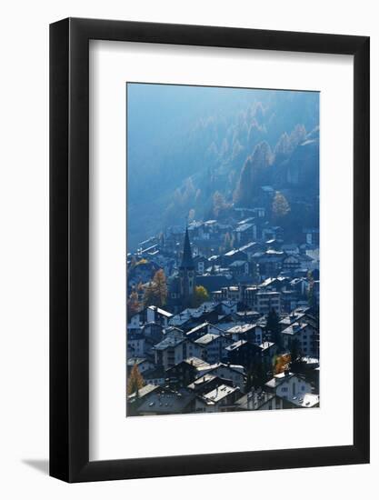 Zermatt, Valais, Swiss Alps, Switzerland, Europe-Christian Kober-Framed Photographic Print