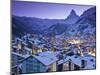 Zermatt, Valais, Switzerland-Walter Bibikow-Mounted Photographic Print