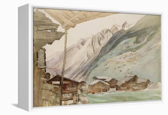 Zermatt-John Ruskin-Framed Premier Image Canvas