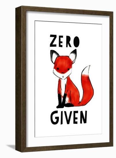 Zero Fox Given-null-Framed Premium Giclee Print