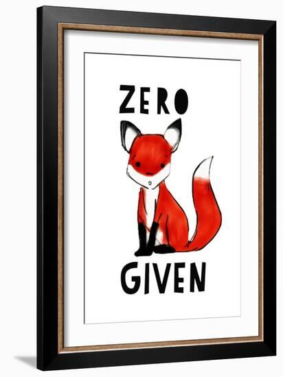 Zero Fox Given-null-Framed Premium Giclee Print