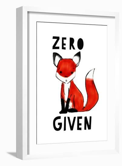 Zero Fox Given-null-Framed Premium Giclee Print