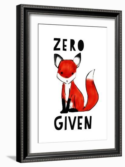 Zero Fox Given-null-Framed Premium Giclee Print