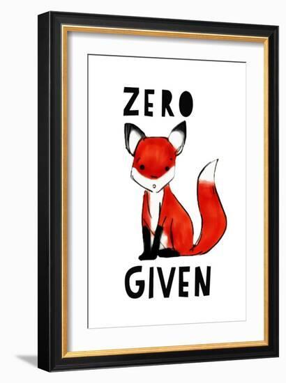 Zero Fox Given-null-Framed Premium Giclee Print