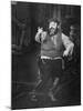 Zero Mostel Performing in a Scene from the Broadway Musical Fiddler on the Roof-Gjon Mili-Mounted Premium Photographic Print