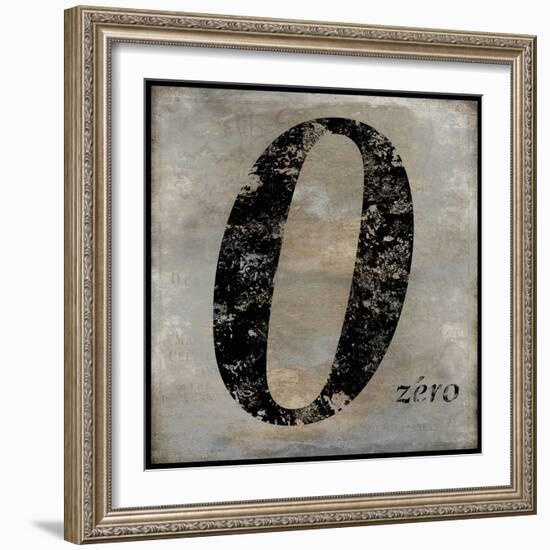 zero-Oliver Jeffries-Framed Art Print