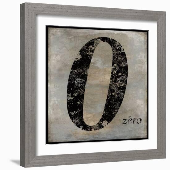 zero-Oliver Jeffries-Framed Art Print