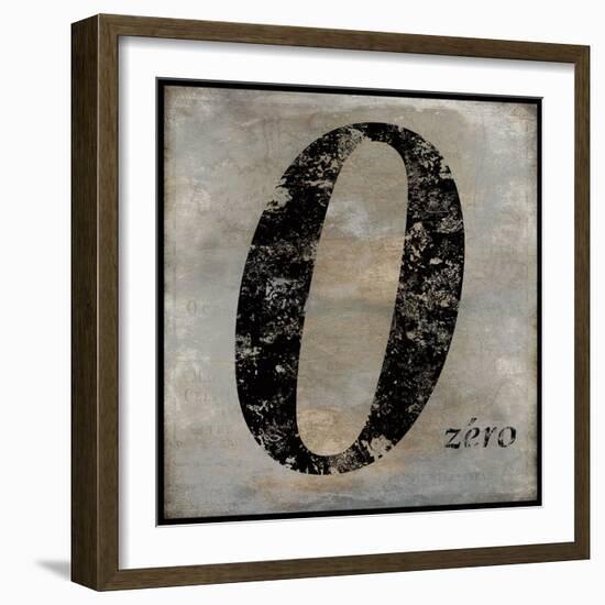 zero-Oliver Jeffries-Framed Art Print