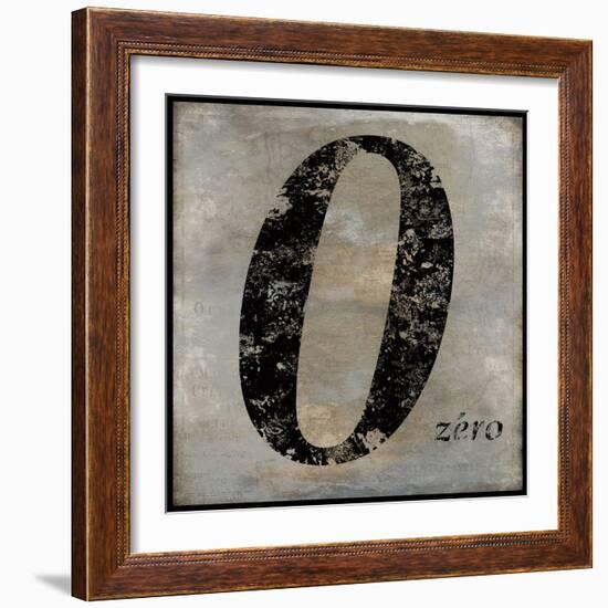 zero-Oliver Jeffries-Framed Art Print