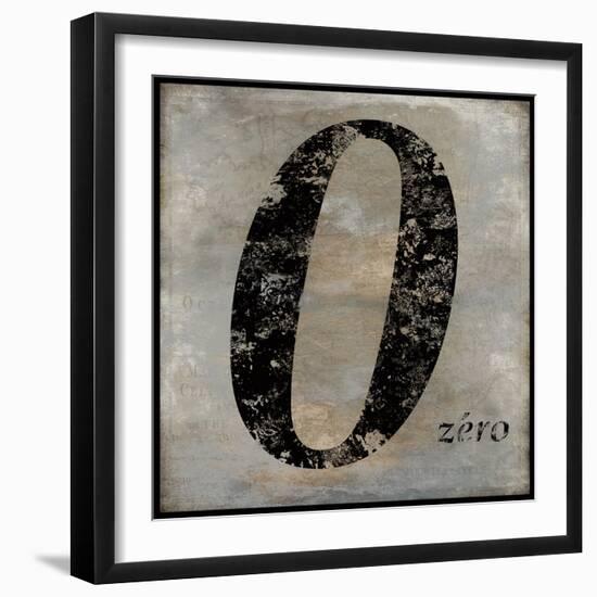 zero-Oliver Jeffries-Framed Art Print