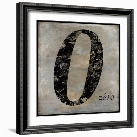zero-Oliver Jeffries-Framed Art Print