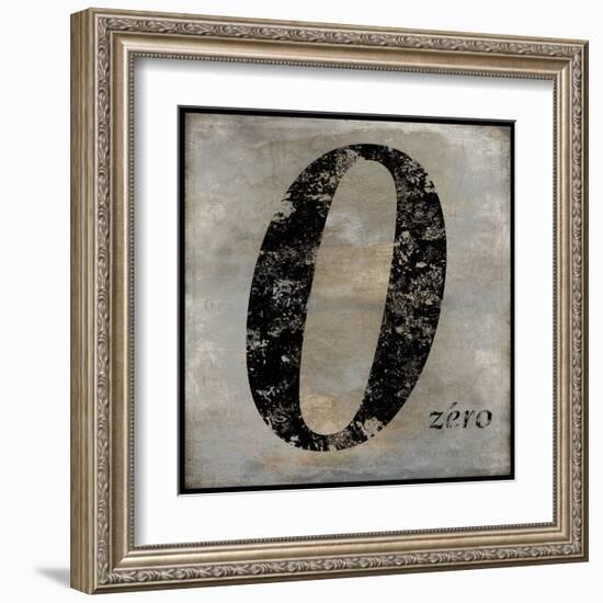 zero-Oliver Jeffries-Framed Art Print