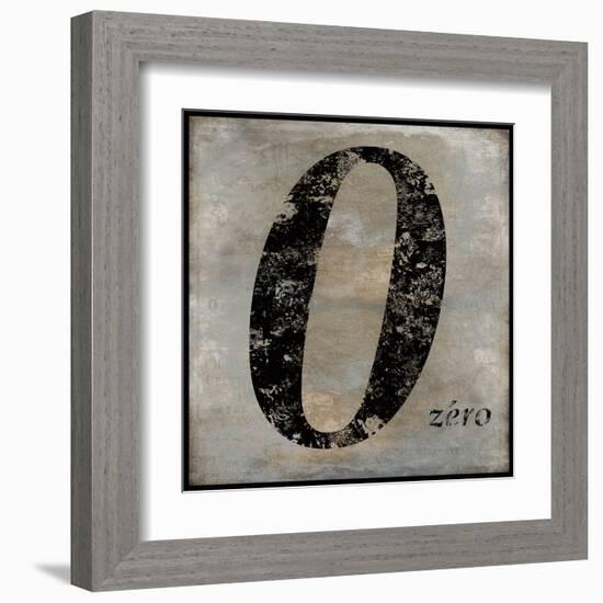 zero-Oliver Jeffries-Framed Art Print