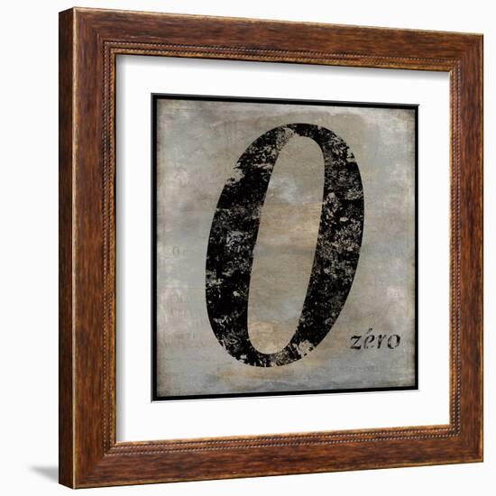 zero-Oliver Jeffries-Framed Art Print