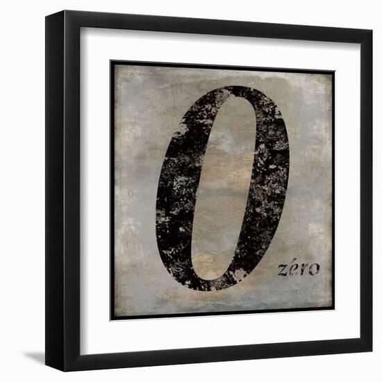 zero-Oliver Jeffries-Framed Art Print