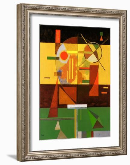 Zersetzte Spannung-Wassily Kandinsky-Framed Art Print