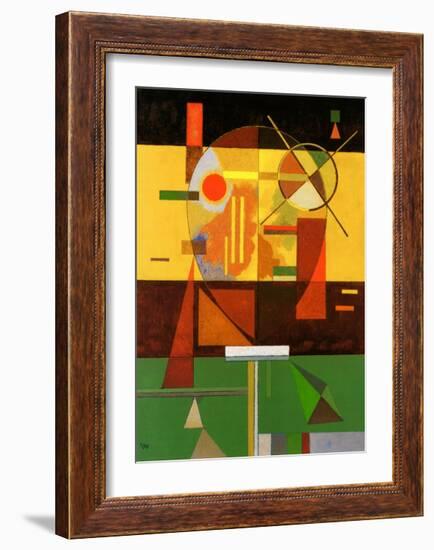 Zersetzte Spannung-Wassily Kandinsky-Framed Art Print