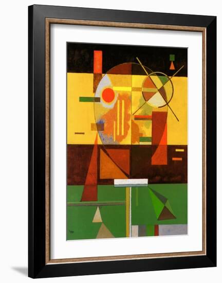 Zersetzte Spannung-Wassily Kandinsky-Framed Art Print