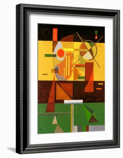 Zersetzte Spannung-Wassily Kandinsky-Framed Art Print