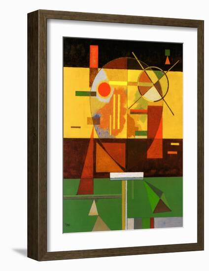 Zersetzte Spannung-Wassily Kandinsky-Framed Art Print