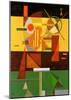 Zersetzte Spannung-Wassily Kandinsky-Mounted Art Print