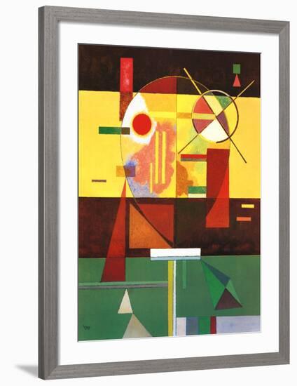 Zersetzte Spannung-Wassily Kandinsky-Framed Art Print