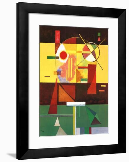 Zersetzte Spannung-Wassily Kandinsky-Framed Art Print