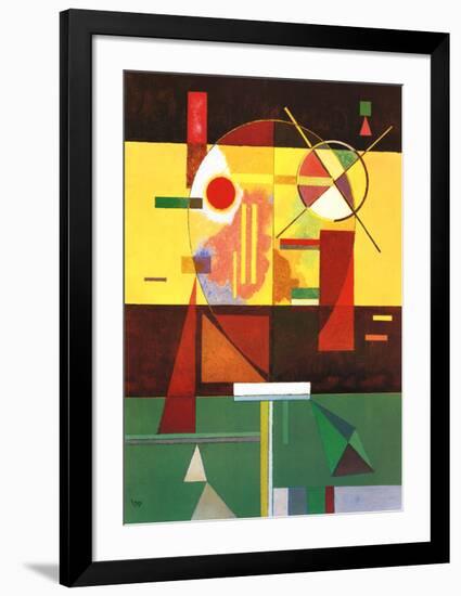 Zersetzte Spannung-Wassily Kandinsky-Framed Art Print