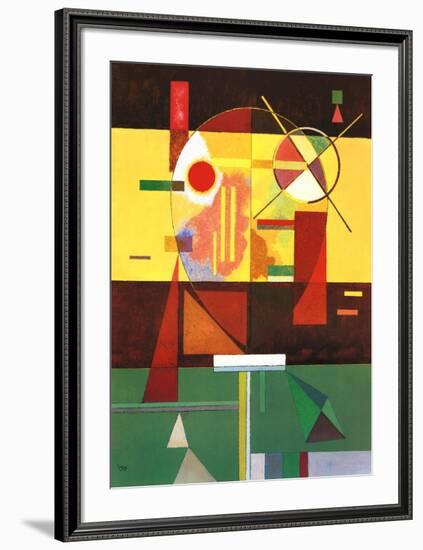 Zersetzte Spannung-Wassily Kandinsky-Framed Art Print