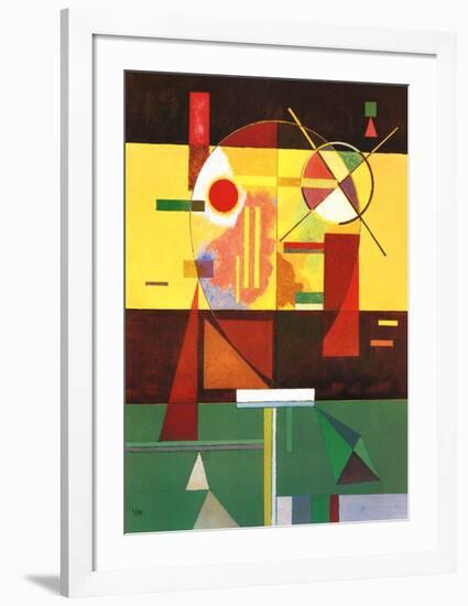 Zersetzte Spannung-Wassily Kandinsky-Framed Art Print