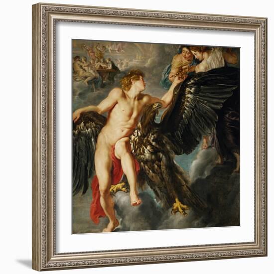 Zeus and Ganymede-Peter Paul Rubens-Framed Giclee Print