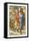 Zeus and Hermes disguised as peasants-Walter Crane-Framed Premier Image Canvas