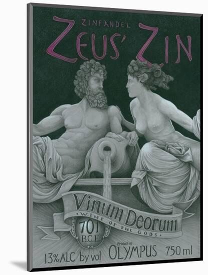 Zeus' Zin-Kurt Peterson-Mounted Art Print