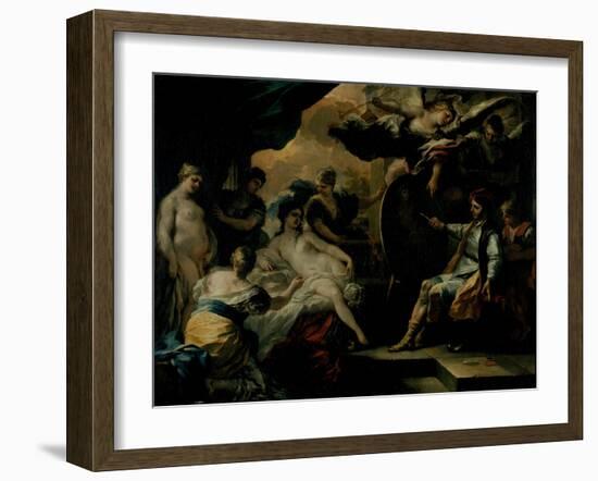 Zeuxis and the Maidens of Croton-Francesco Solimena-Framed Giclee Print