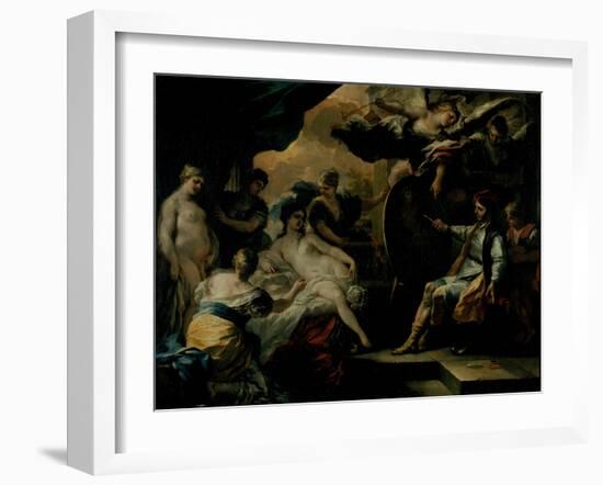 Zeuxis and the Maidens of Croton-Francesco Solimena-Framed Giclee Print
