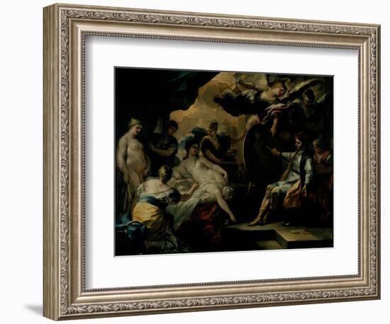 Zeuxis and the Maidens of Croton-Francesco Solimena-Framed Giclee Print