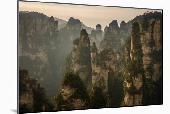 Zhangjiajie National Forest Park in Central China. Famed for Inspiring Avatar-John Crux-Mounted Photographic Print