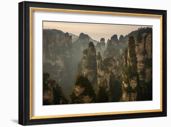 Zhangjiajie National Forest Park in Central China. Famed for Inspiring Avatar-John Crux-Framed Photographic Print