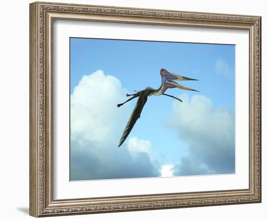 Zhejiangopterus, a Genus of Azhdarchid Pterosaur-null-Framed Art Print