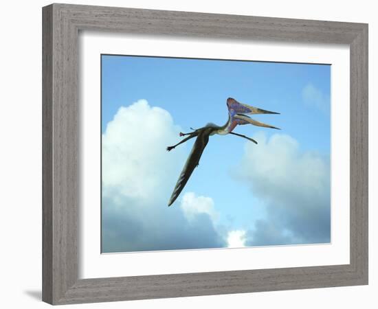 Zhejiangopterus, a Genus of Azhdarchid Pterosaur-null-Framed Art Print