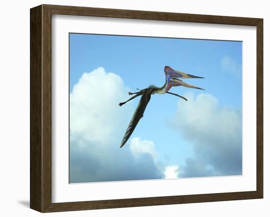 Zhejiangopterus, a Genus of Azhdarchid Pterosaur-null-Framed Art Print